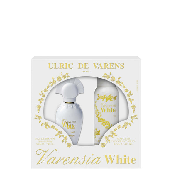 Conjunto Ulric de Varens Varensia White EDP 50ml + Deo 125ml