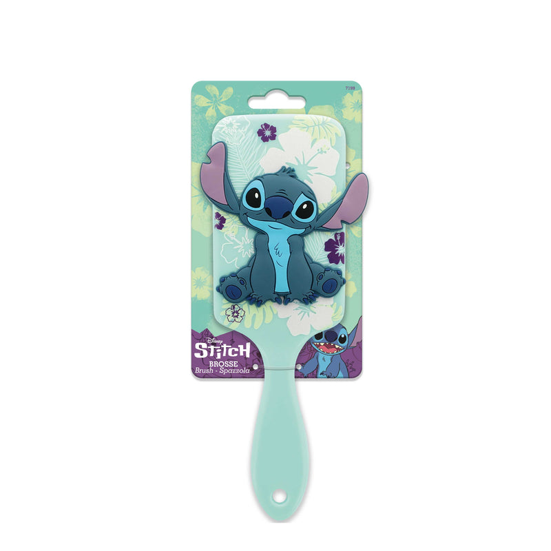 Escova de cabelo com relevo Stitch