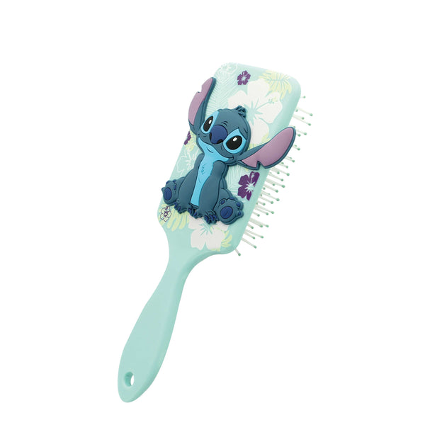 Escova de cabelo com relevo Stitch