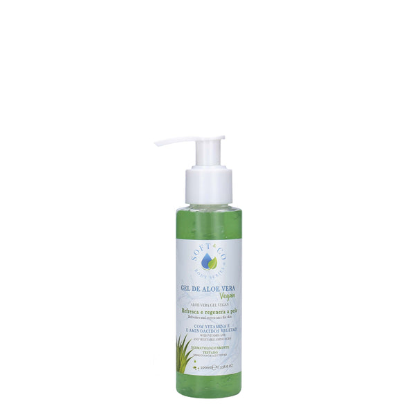 Gel Aloe Vera Soft & Co Refrescante e Hidratante 100ml