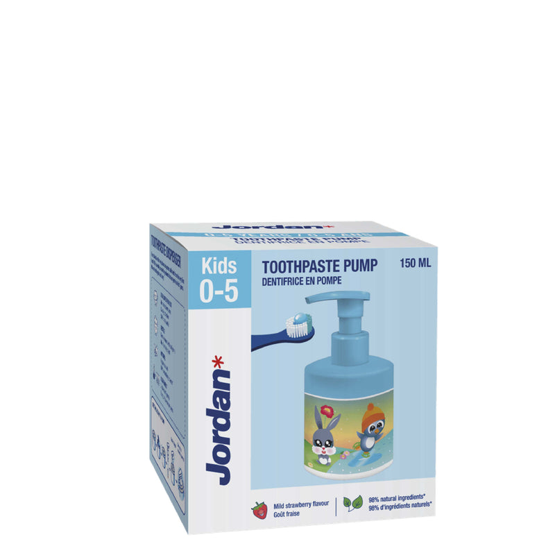 Pasta de Dentes Jordan Pump Infantil 0-5 anos 150ml