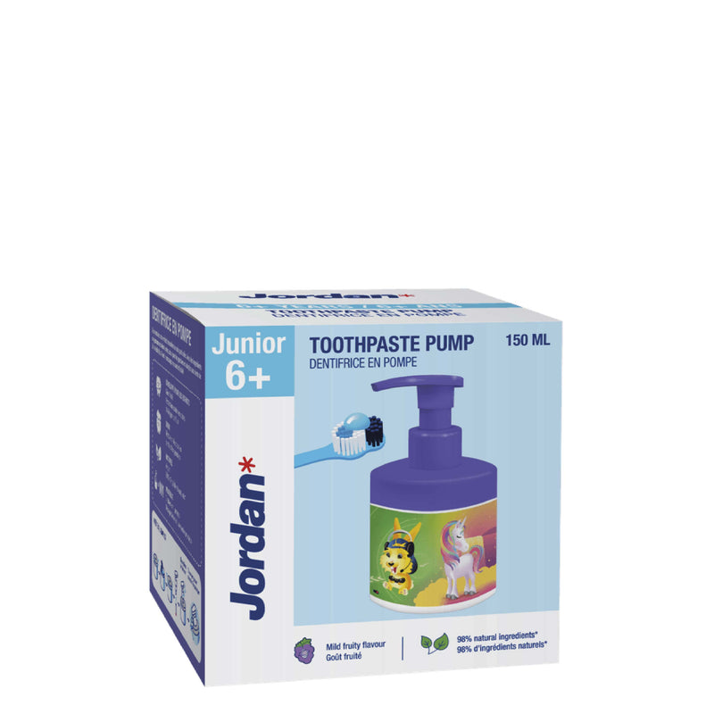 Pasta de Dentes Jordan Pump Junior 6-12 anos 150ml