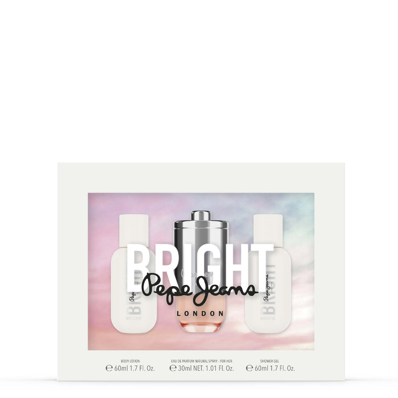 Conjunto PEPE JEANS Bright Mulher EDT30ml+Shower Gel 50ml+ Body Lotion 50ml